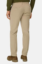 Pantalon en Velours Extensible, Beige, thumb, 5