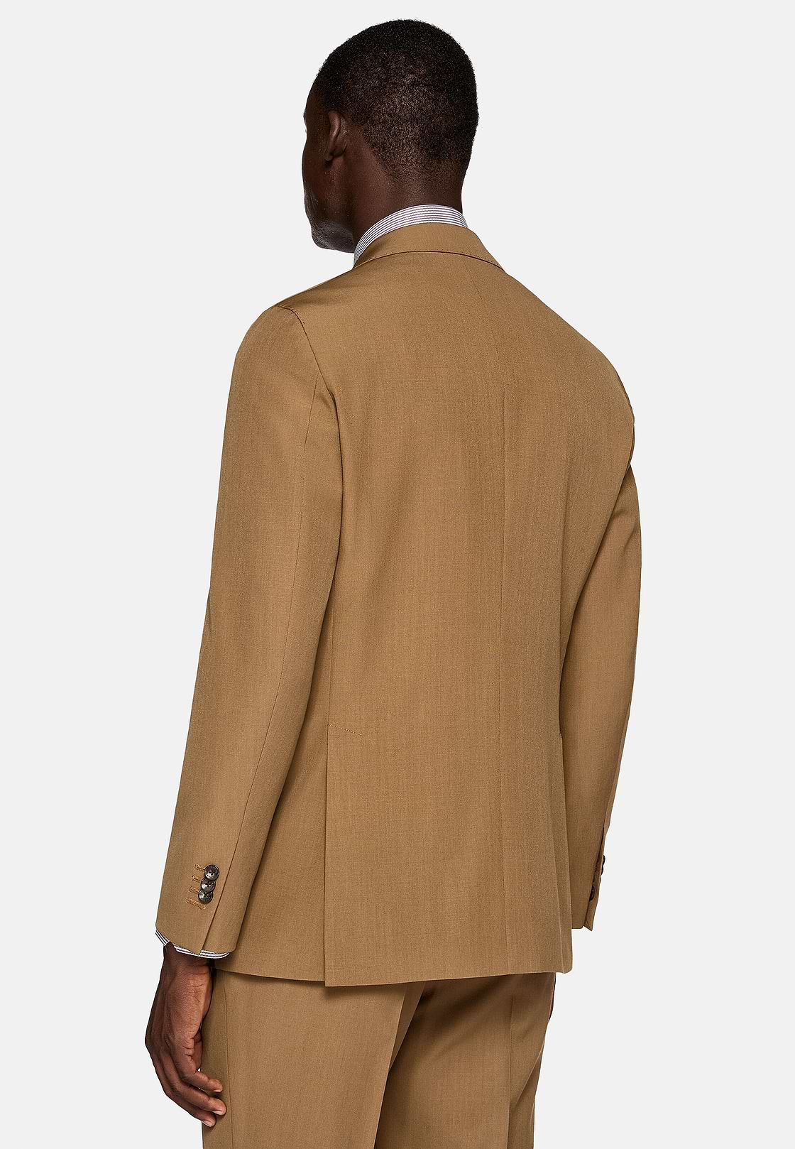 Hazelnut Pure Wool Suit, Hazelnut, hi-res