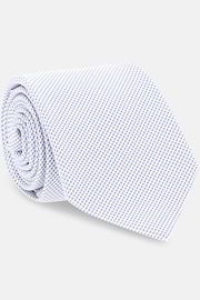 Polka Dot Formal Tie in a Cotton Blend, , thumb, 2