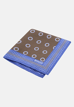 Silk Pocket Square With Medallions Pattern