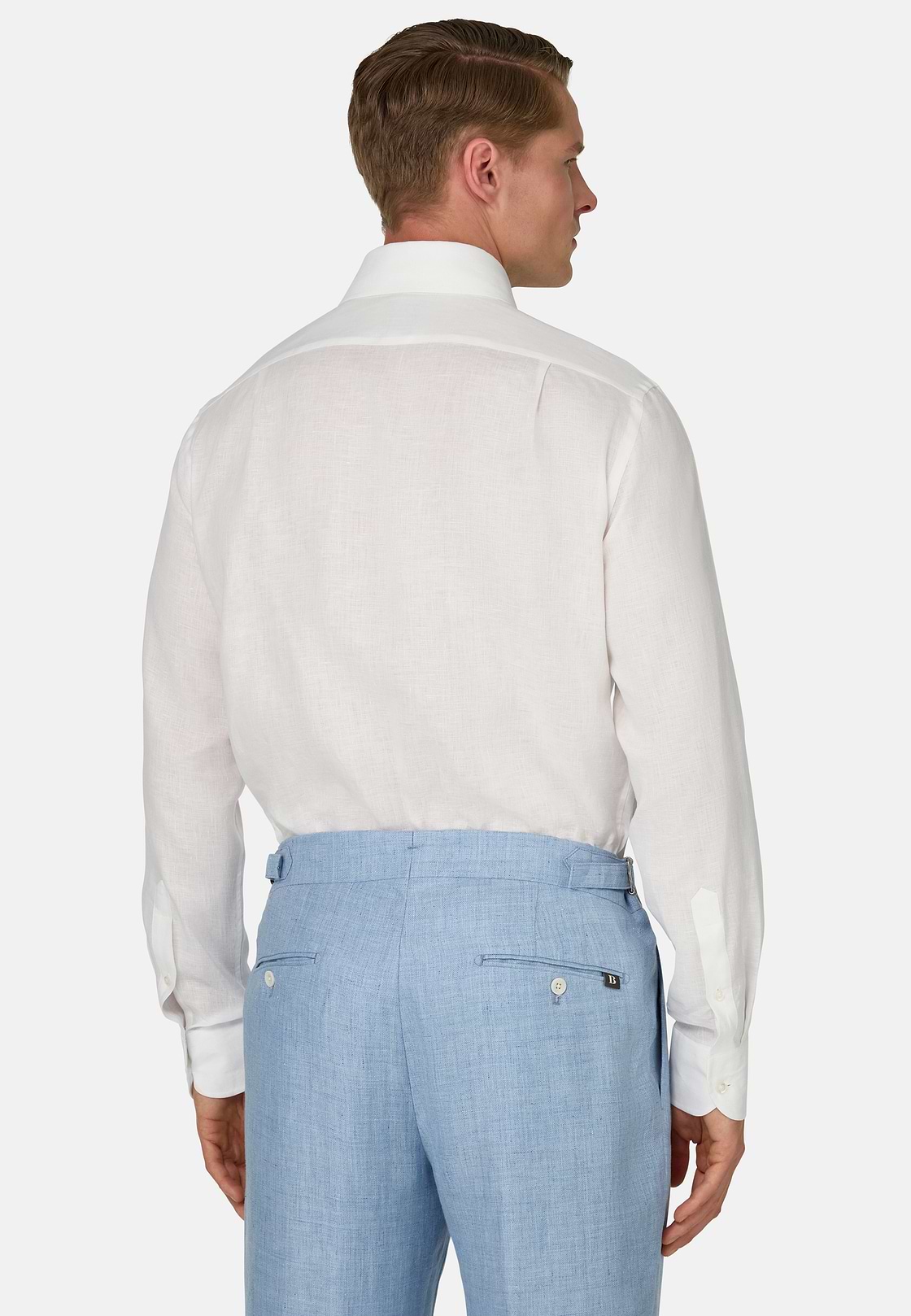 Hemd Aus Leinen Regular Fit, Weiß, hi-res