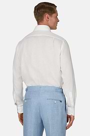 Hemd Aus Leinen Regular Fit, Weiß, hi-res