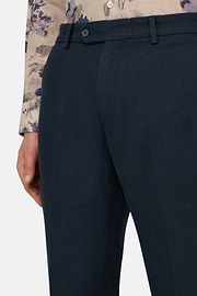 Linen Pants, Navy blue, thumb, 5