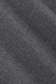 Double-Breasted Wool Flannel Blazer, Grey, thumb, 5