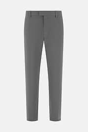 Hose Aus Elastischem Seersucker-BaumwolleNylon B T, Dunkelgrau, thumb, 5