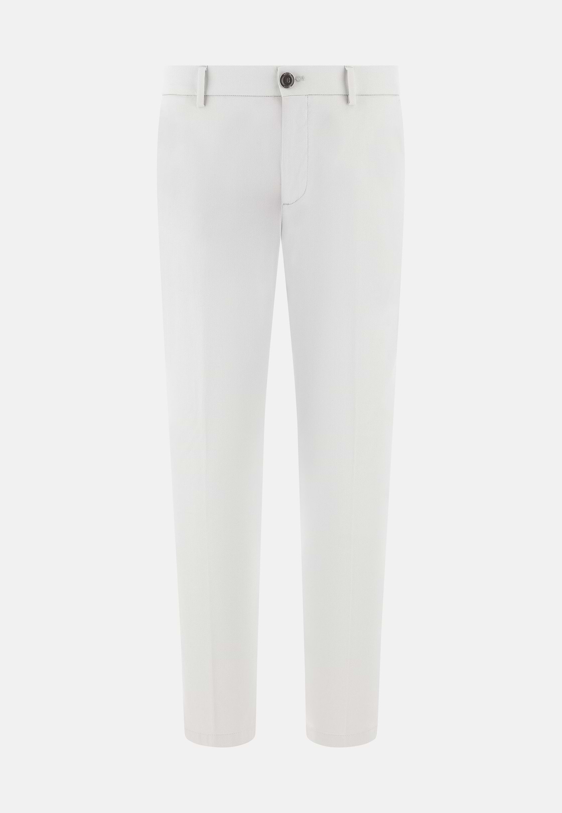 Pantalon En Coton Tencel Extensible, La glace, hi-res, 5