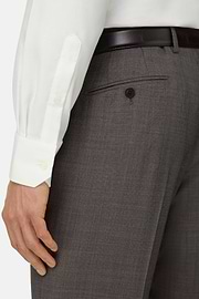 Hemd Aus Baumwolle Slim Fit, Weiß, thumb, 4
