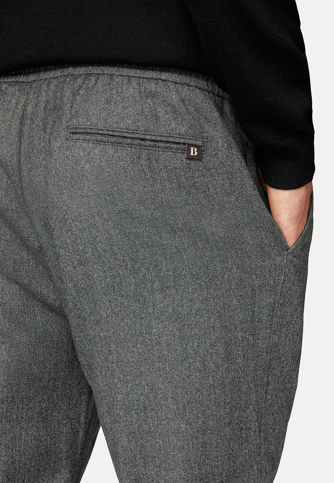 Pantalon De Ville En Flanelle, Gris, hi-res