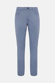 Stretch Cotton/Tencel Jeans, Air-blue, hi-res