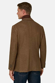 Blazer Herringbone Cotton Blend B Jersey, Rot, thumb, 4
