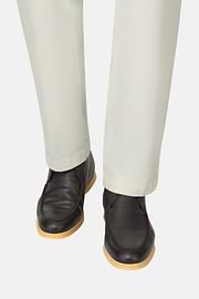 Ankle Boots in Grained Leather, Dark brown, thumb, 2