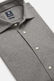 Camisa Estilo Polo De Piqué Corte Regular, , hi-res