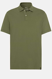 Spring High-Performance Piqué Polo Shirt, Military Green, hi-res