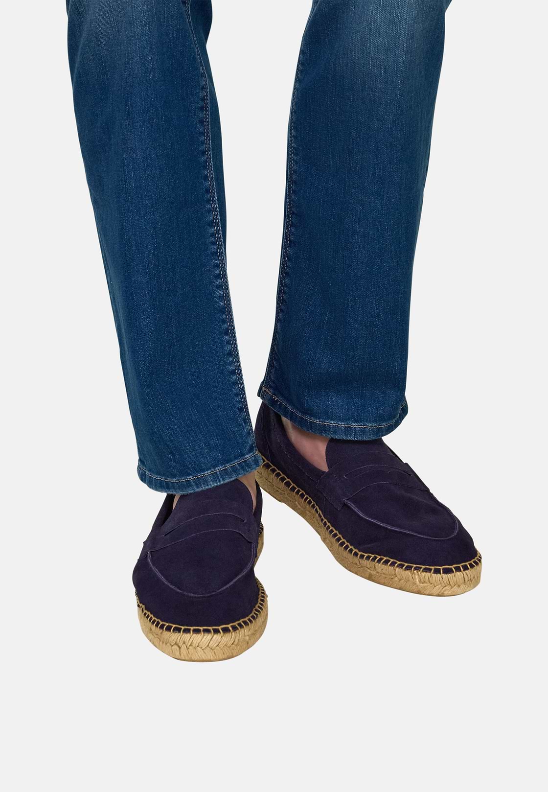 Espadrilles Tellin Aus Wildleder, Navy blau, hi-res, 2