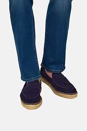 Espadrilles Tellin Aus Wildleder, Navy blau, thumb, 2