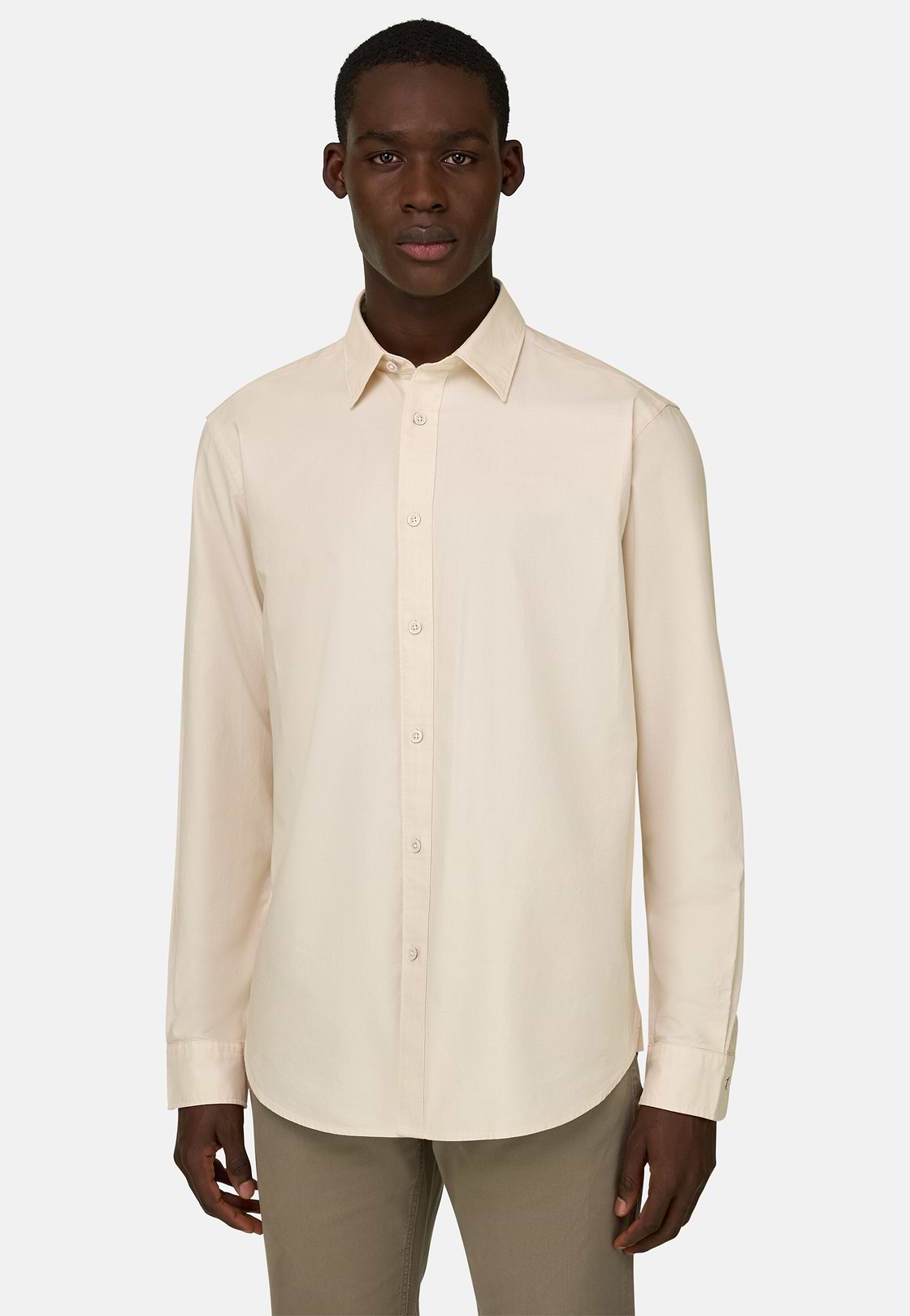 Hemd Aus Oxford-Baumwolle Regular Fit, Sand, hi-res, 1
