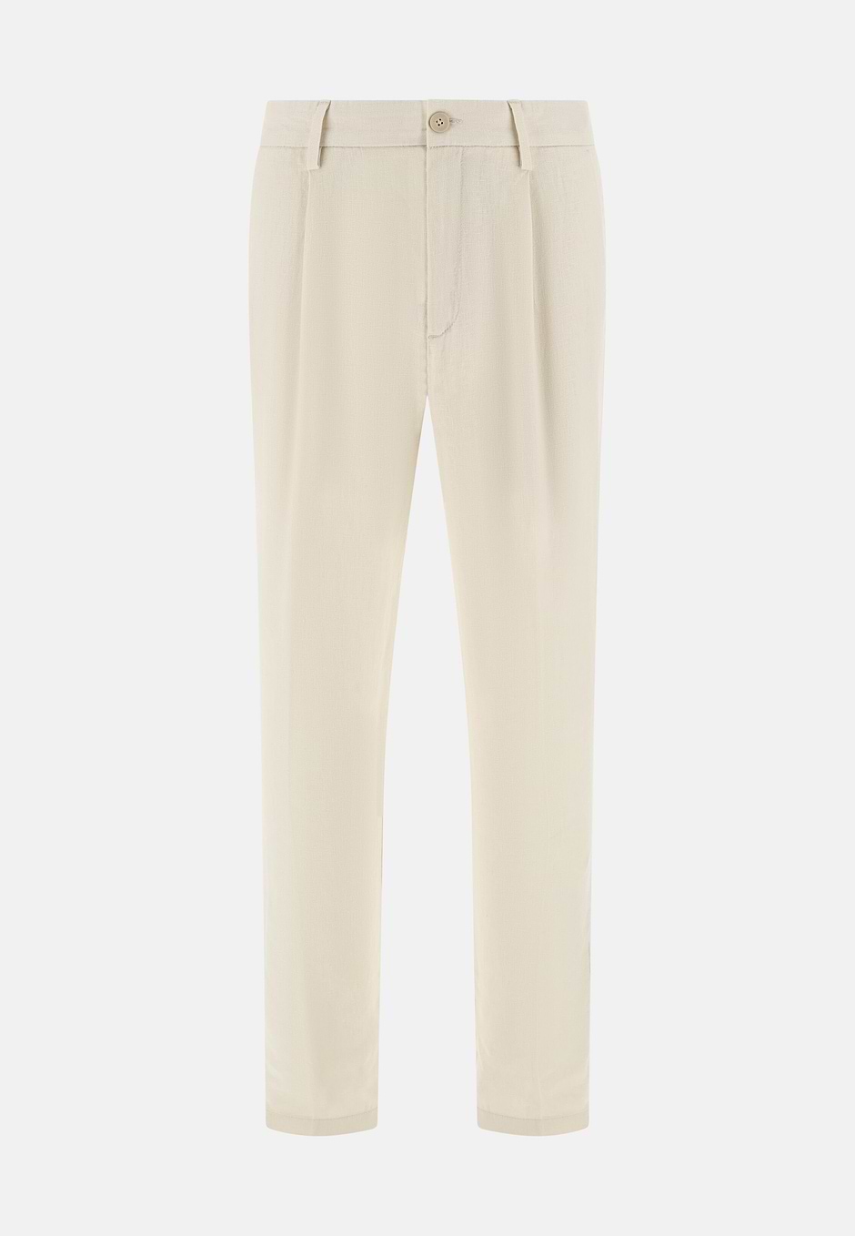 Solid Linen Pince Pants, Sand, hi-res