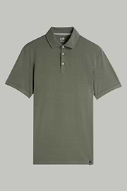 Polo in jersey di cotone lino regular fit, , thumb, 1