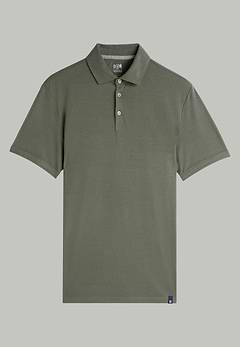 Polo in jersey di cotone lino regular fit