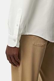Regular Fit Oxford Cotton Shirt, White, hi-res
