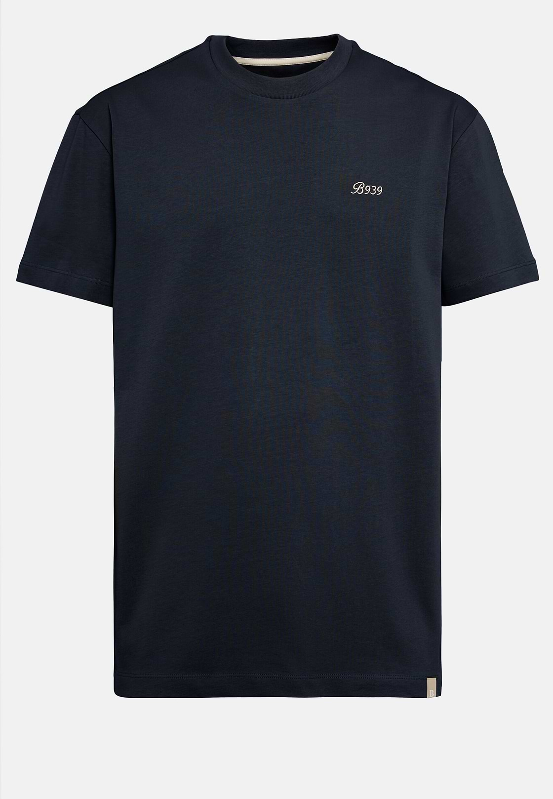 Organic Cotton Blend T-Shirt, Navy blue, hi-res