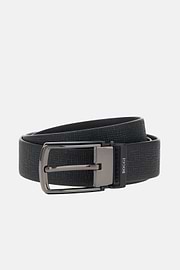 Dwustronny pasek ze skóry, Black, thumb, 1