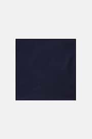 Wool Pocket Square, Navy blue, hi-res