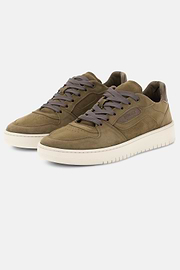 Origin Suede Leather Trainers, Taupe, thumb, 3
