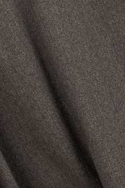 Overshirt in Mélange Wool Flannel, Taupe, thumb, 5