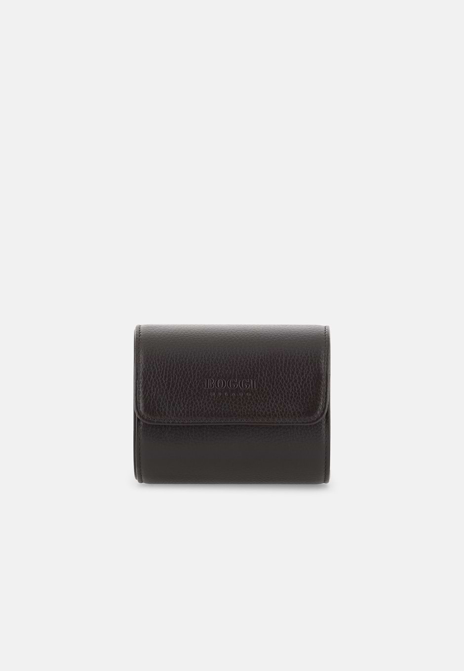 Watch Holder in Drummed Leather, Dark brown, hi-res