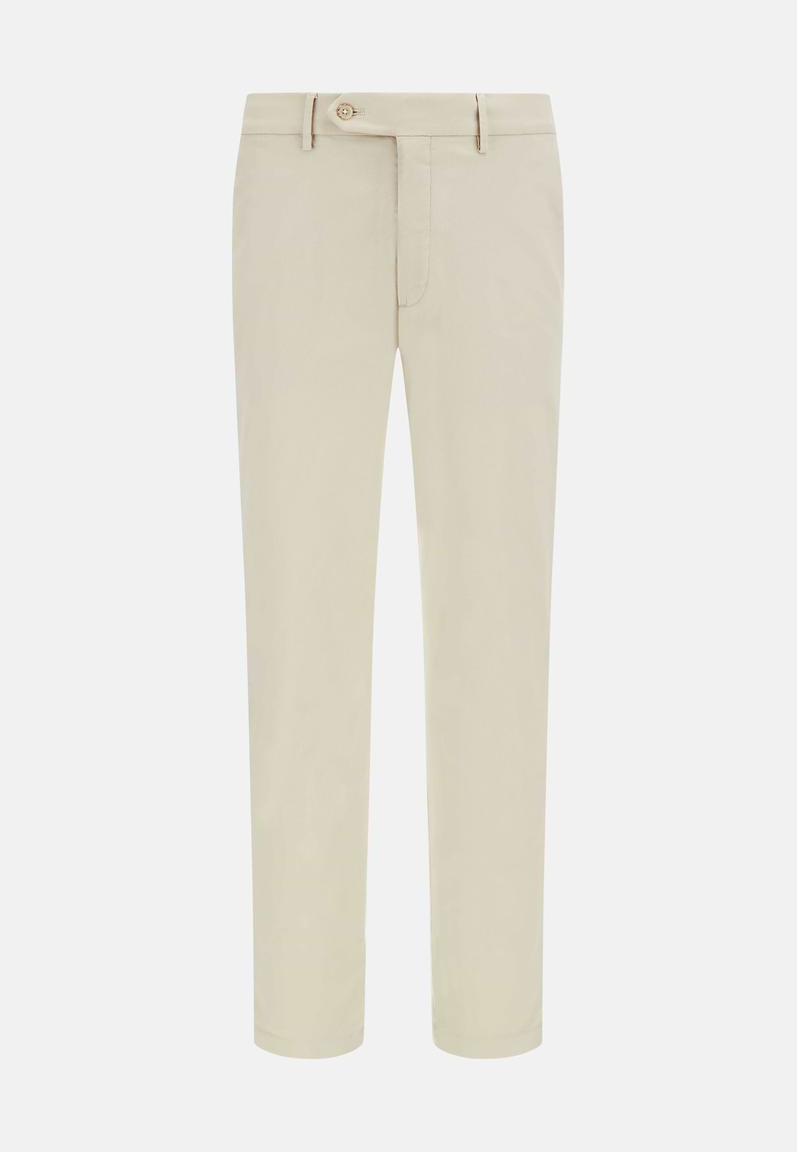 Stretch Cotton/Tencel Trousers, Sand, hi-res