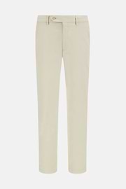 Stretch Cotton/Tencel Trousers, Sand, hi-res