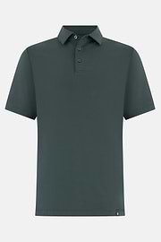 Polo Shirt In Stretch Supima Cotton, Green, thumb, 5