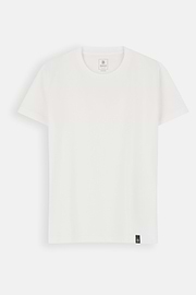 T-Shirt in Cotton Silk, White, thumb, 5