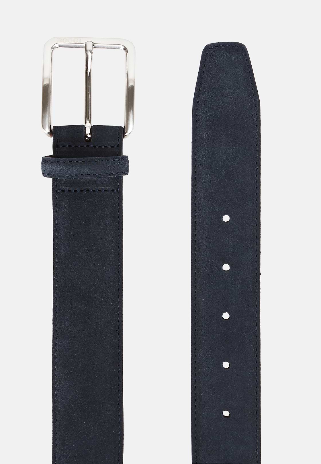 Ceinture En Daim, bleu marine, hi-res