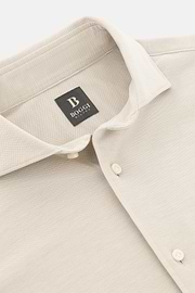 Polo Camicia In Pique, Sabbia, thumb, 5