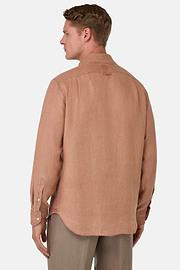 Regular Fit Linen Shirt, Rot, hi-res