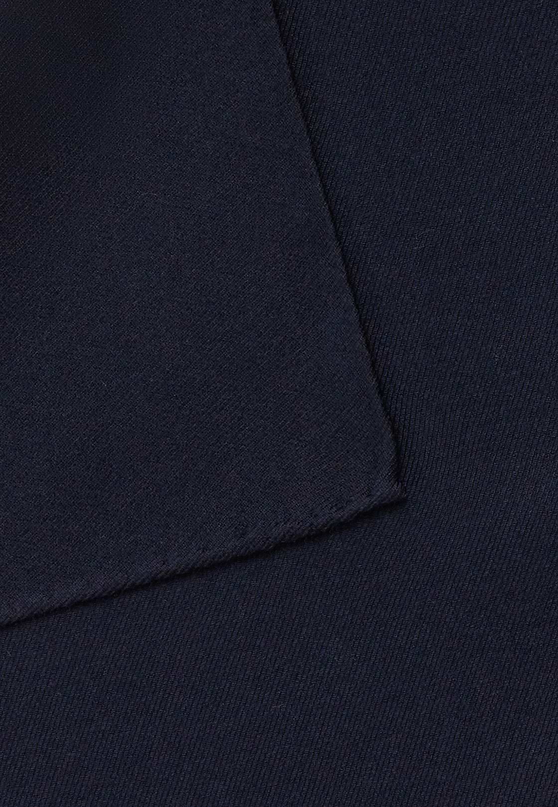 Wool Pocket Square, Navy blue, hi-res
