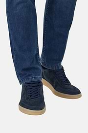 Sneakers En Daim, bleu marine, hi-res