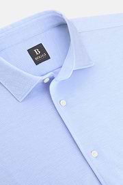 Regular Fit Cotton Jersey Polo Shirt, Light Blue, thumb, 5
