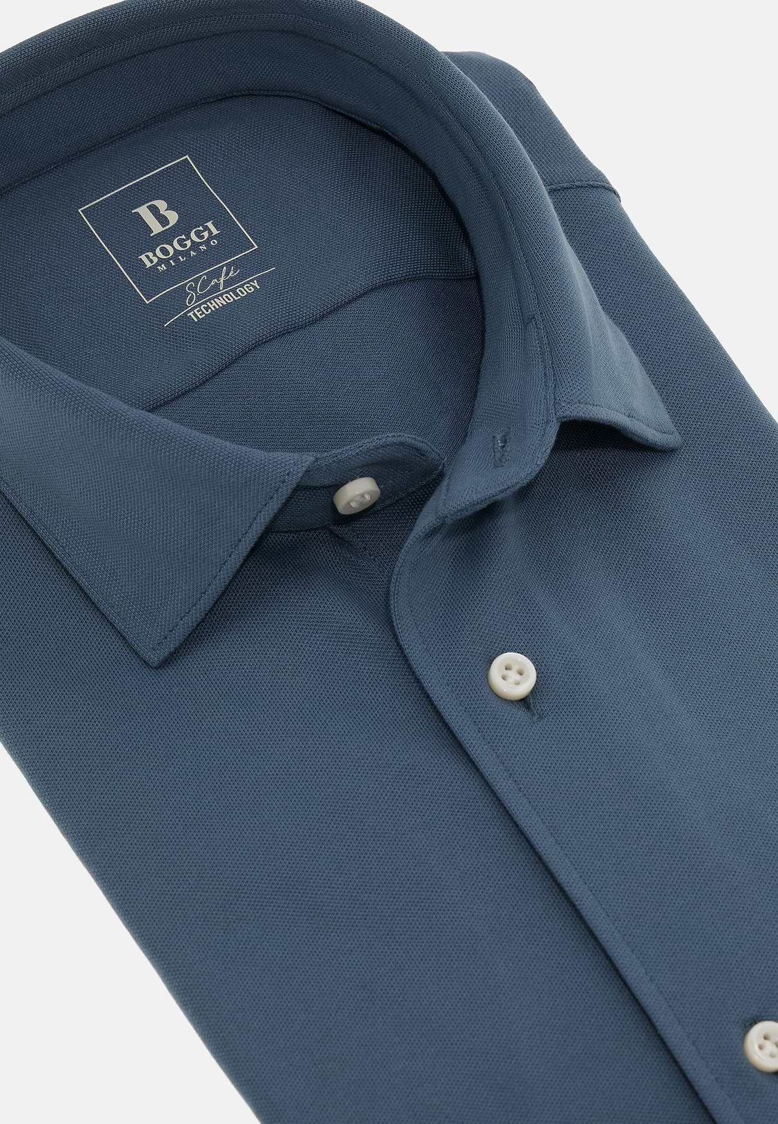 Polohemd Aus Leistungsstarkem Pikee S.Cafè®Regular, Air-blau, hi-res