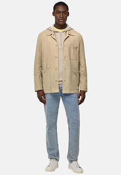 Veste Chemise En Daim Véritable