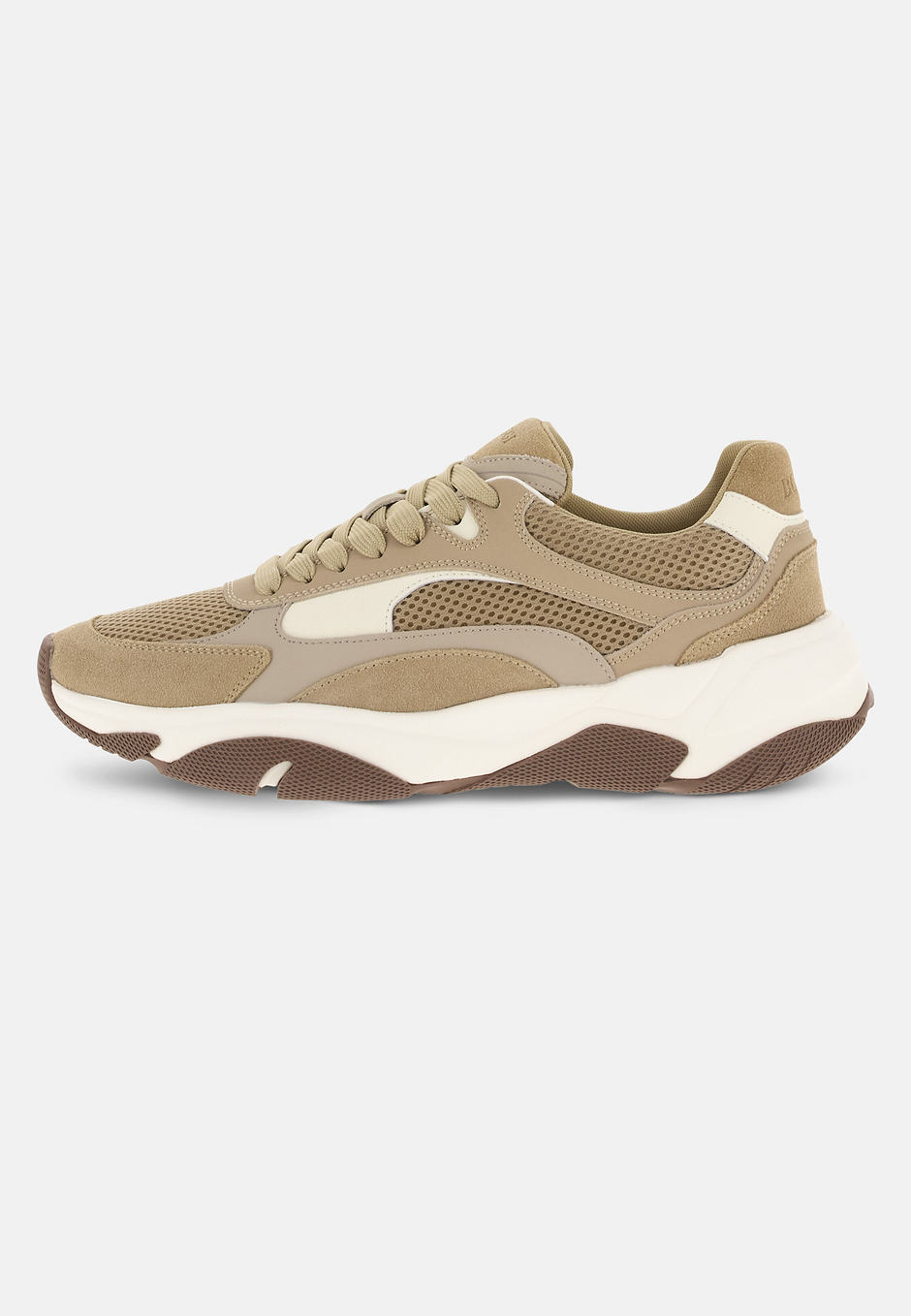 Sneakers STORM aus Leder und technischem Gewebe, CAML, hi-res