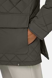 Gesteppter Caban aus technischem Gewebe, Militärgrün, thumb, 5