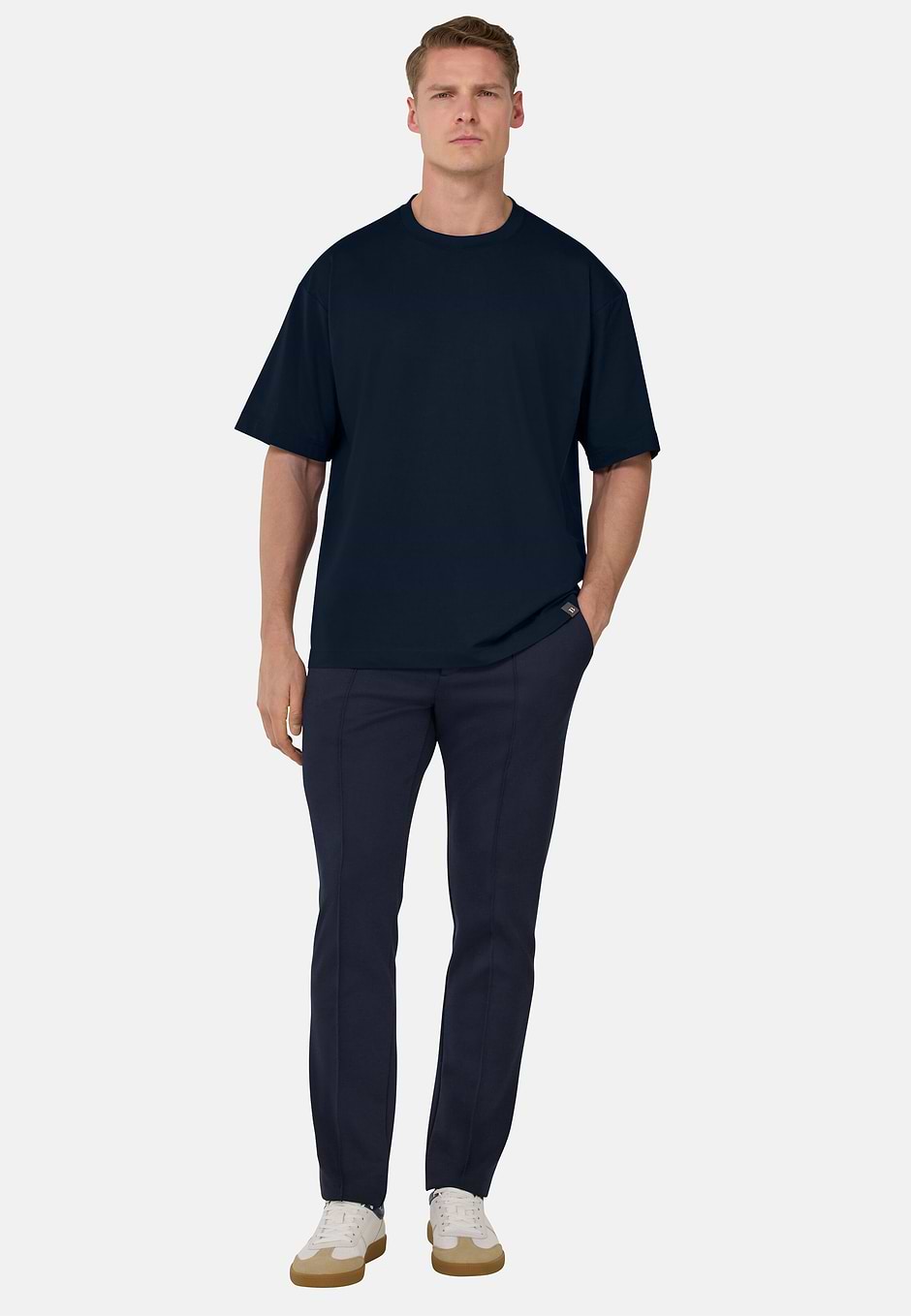 High-Performance S.Cafè® Jersey T-Shirt, Navy blue, hi-res