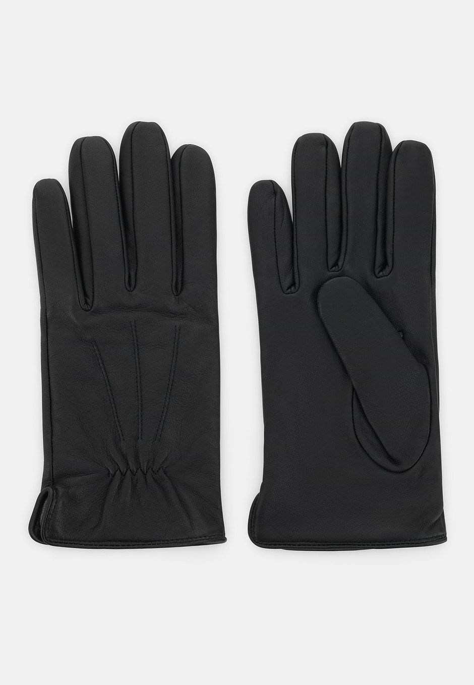 Gants en Cuir, Noir, hi-res