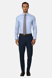 Shirt in Cotton Regular Fit, Light Blue, thumb, 2