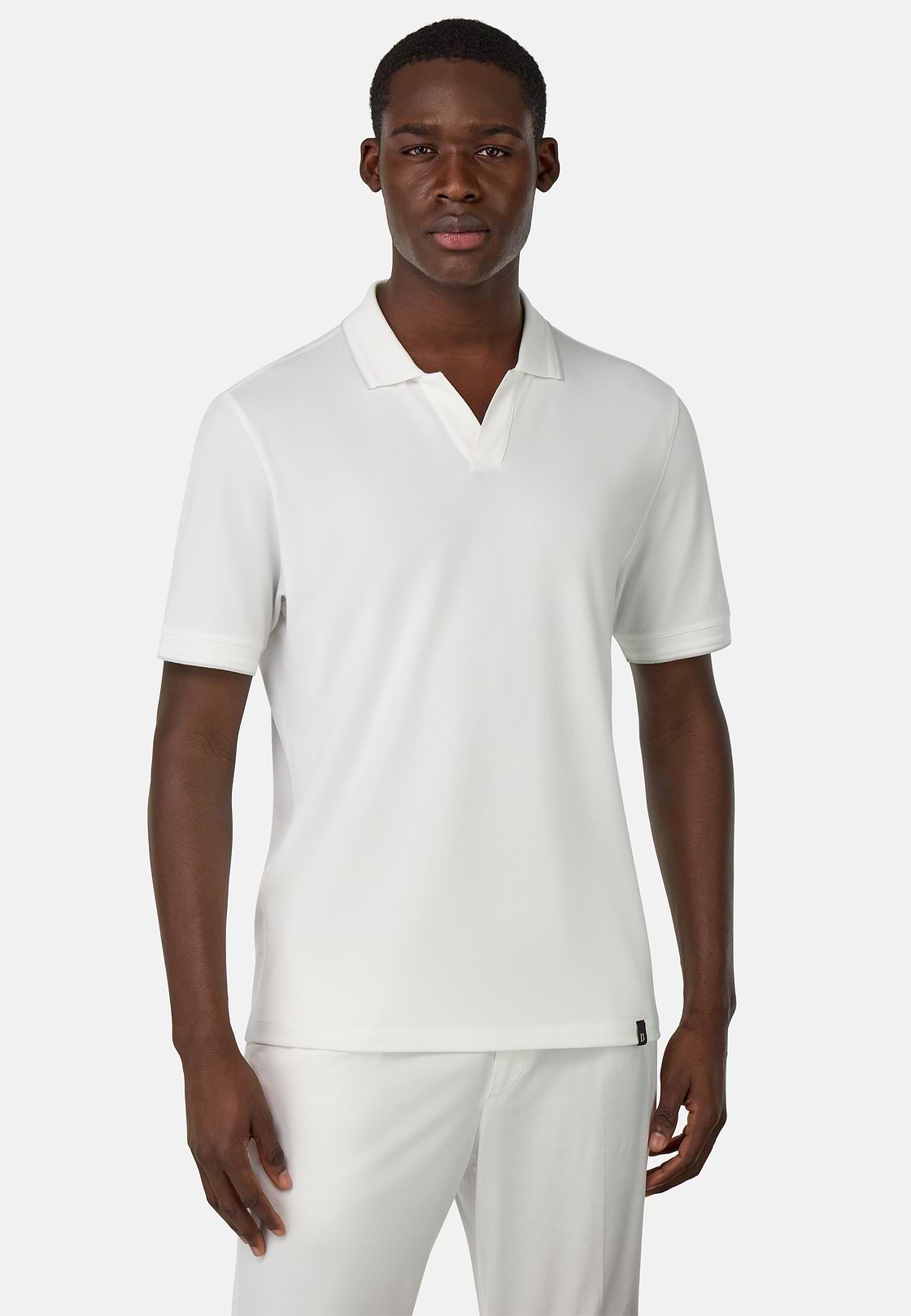 Polo En Piqué Performant S.Cafè®, Blanc, hi-res