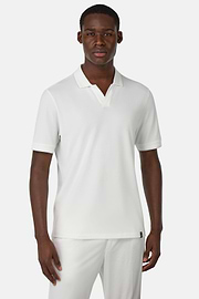 Polo En Piqué Performant S.Cafè®, Blanc, hi-res
