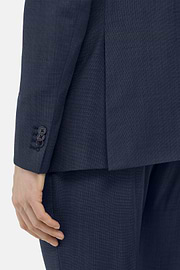 Anzug aus Gemischtem Wollstretch, Blau, hi-res